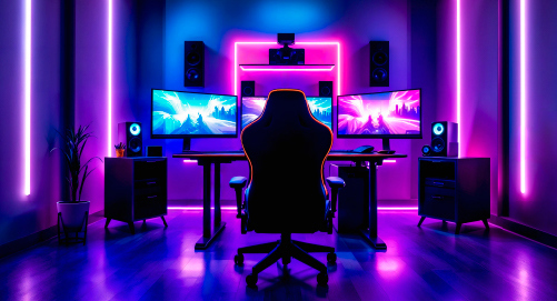 Scopri come progettare e arredare la perfetta stanza da gaming